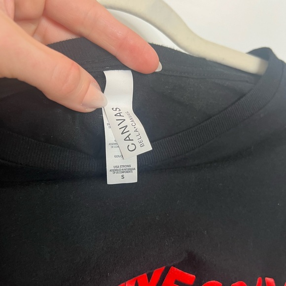 On Wednesday’s We Wear Black Crop - Picture 3 of 5